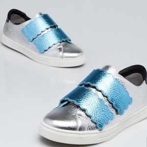 fendi silver sneakers